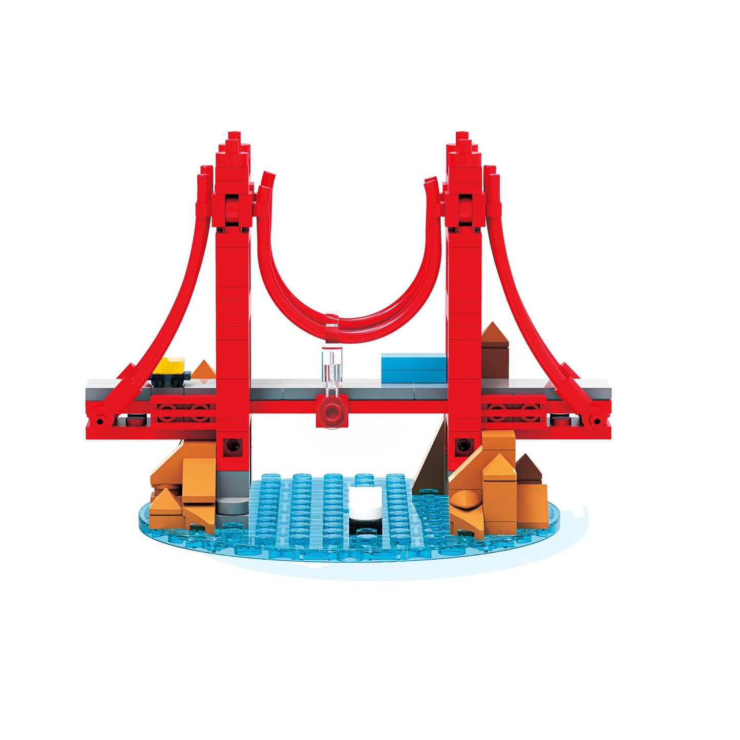 Alpha Toys Building Block Set, Buildable Famous Landmark around the world, USA, FRANCE, UK, Statue of Liberty , Golden Gate Bridge, Eiffel Tower, Arc de Triomphe, Big Ben, Tower Bridge, Culture leaning for kids ages 8+