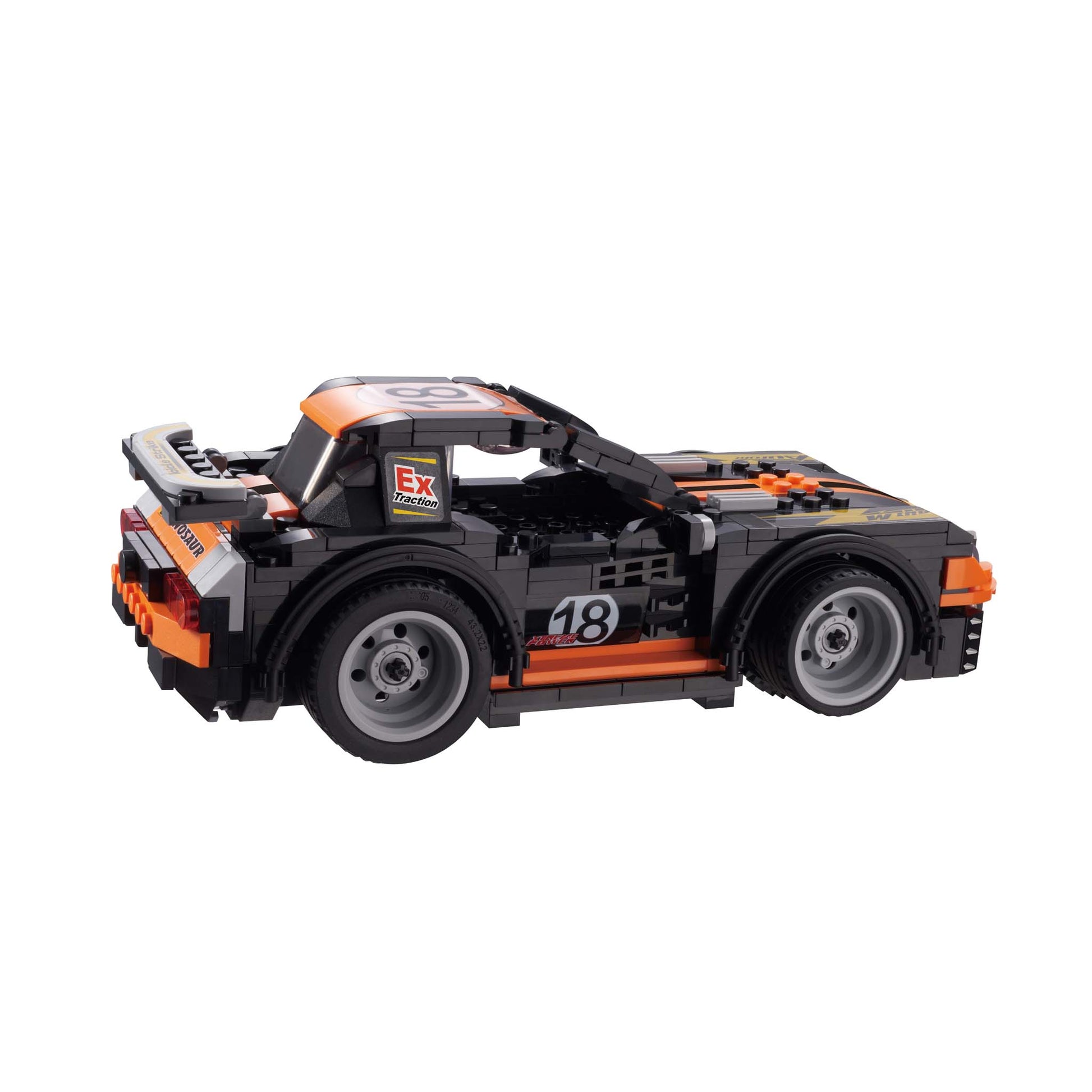 Alpha Toys Wise Block RC Sports Car, RC STEM Building Blocks Toy for Ages 8+