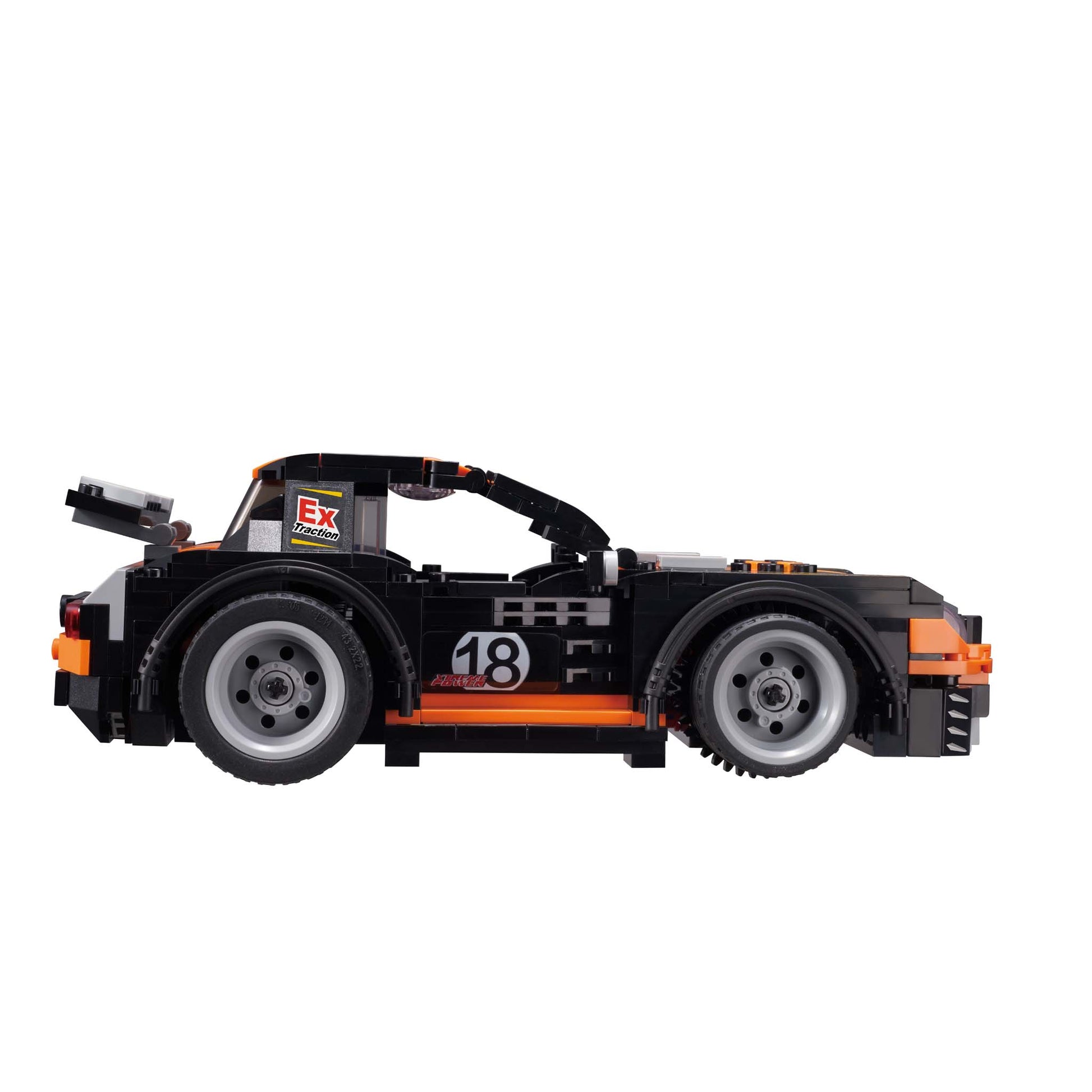 Alpha Toys Wise Block RC Sports Car, RC STEM Building Blocks Toy for Ages 8+