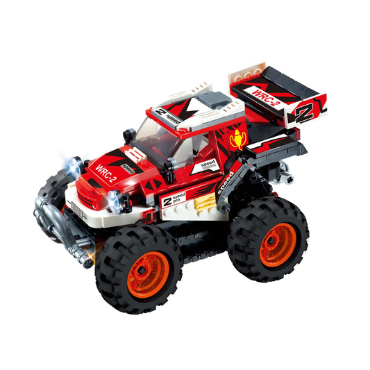 Alpha Toys Wise Block RC Off-Road Stunt Racer, RC STEM Building Blocks Toy for Ages 8+