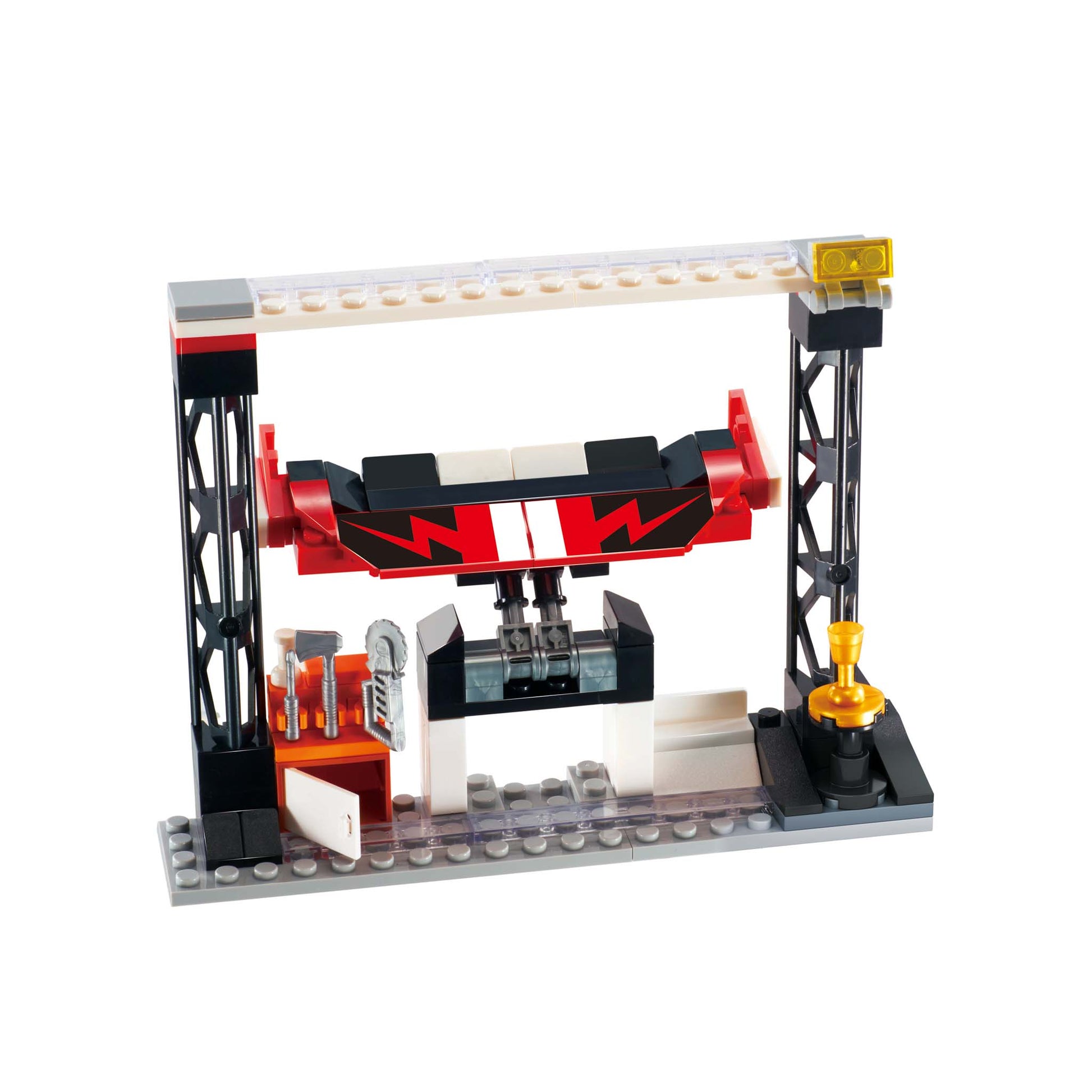 Alpha Toys Wise Block RC Off-Road Stunt Racer, RC STEM Building Blocks Toy for Ages 8+