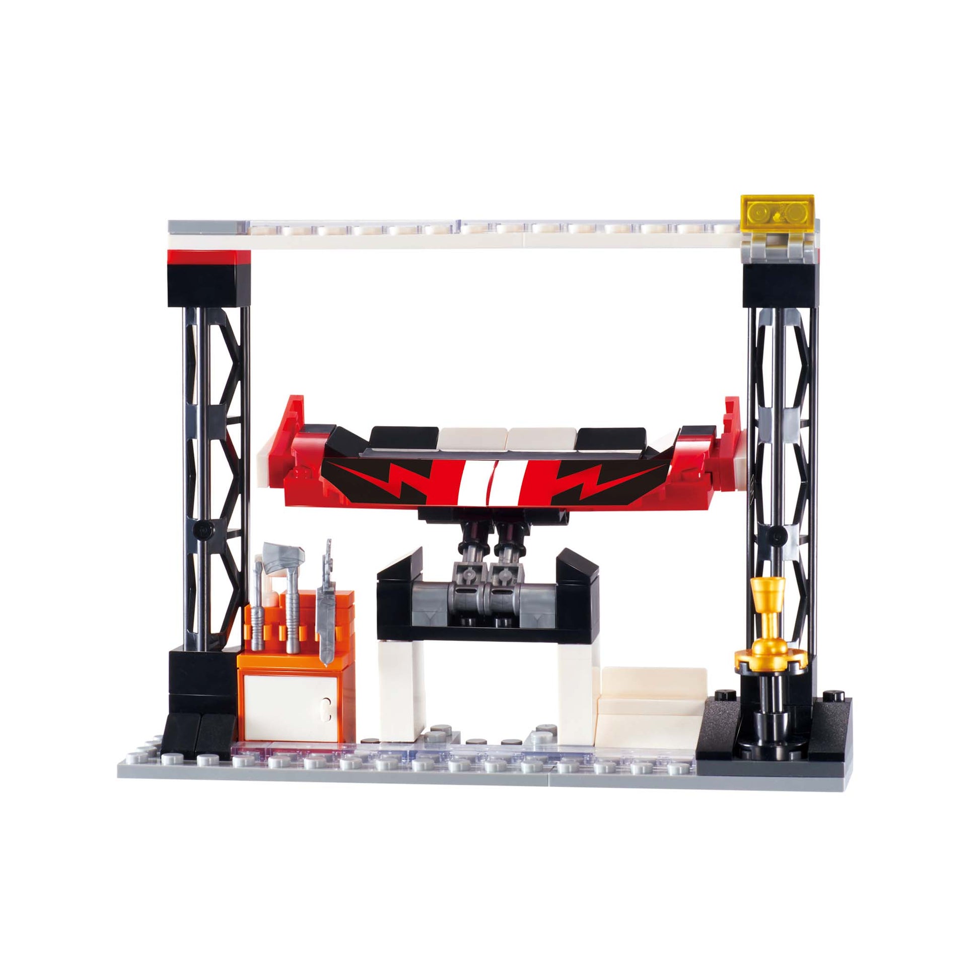 Alpha Toys Wise Block RC Off-Road Stunt Racer, RC STEM Building Blocks Toy for Ages 8+