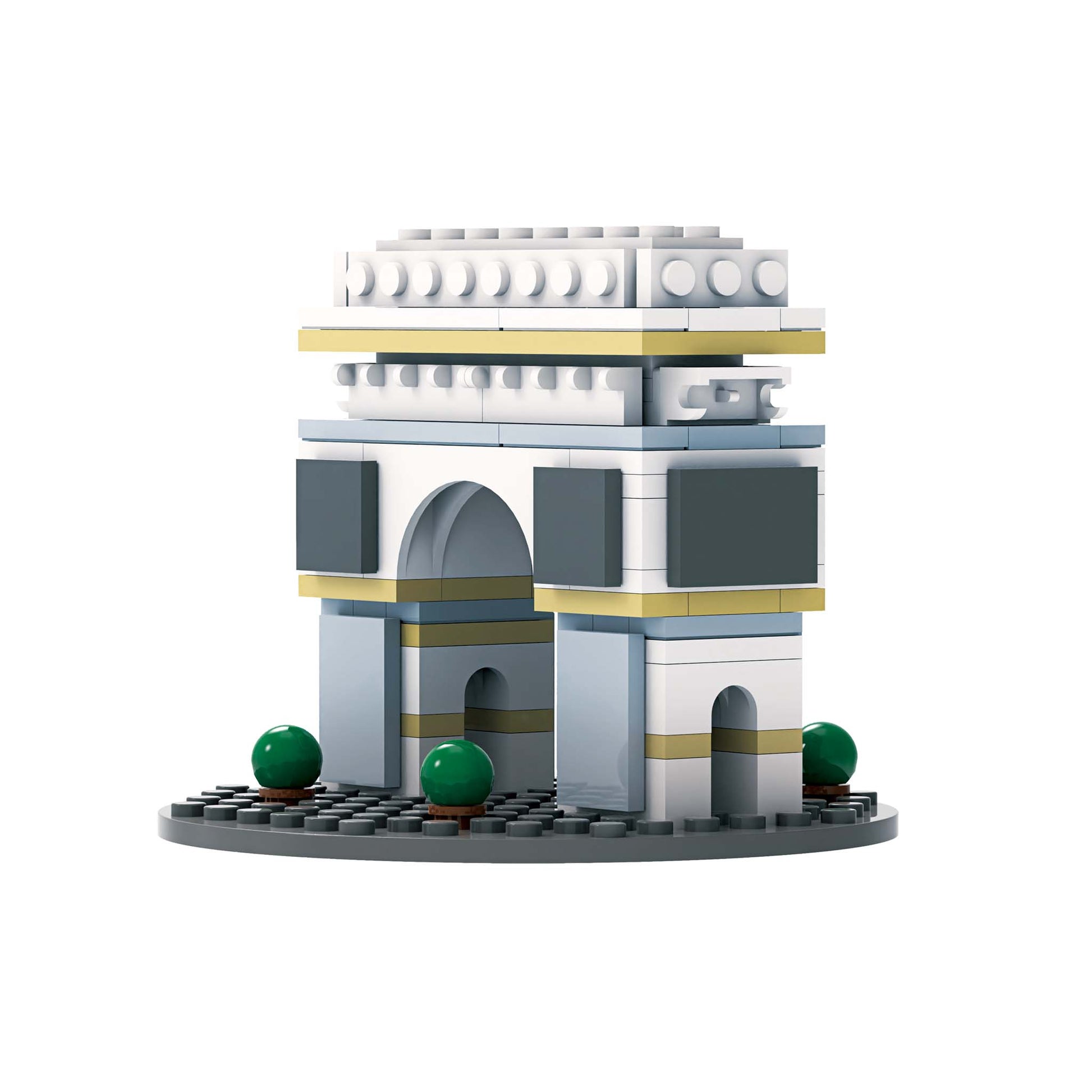 Alpha Toys Building Block Set, Buildable Famous Landmark around the world, USA, FRANCE, UK, Statue of Liberty , Golden Gate Bridge, Eiffel Tower, Arc de Triomphe, Big Ben, Tower Bridge, Culture leaning for kids ages 8+