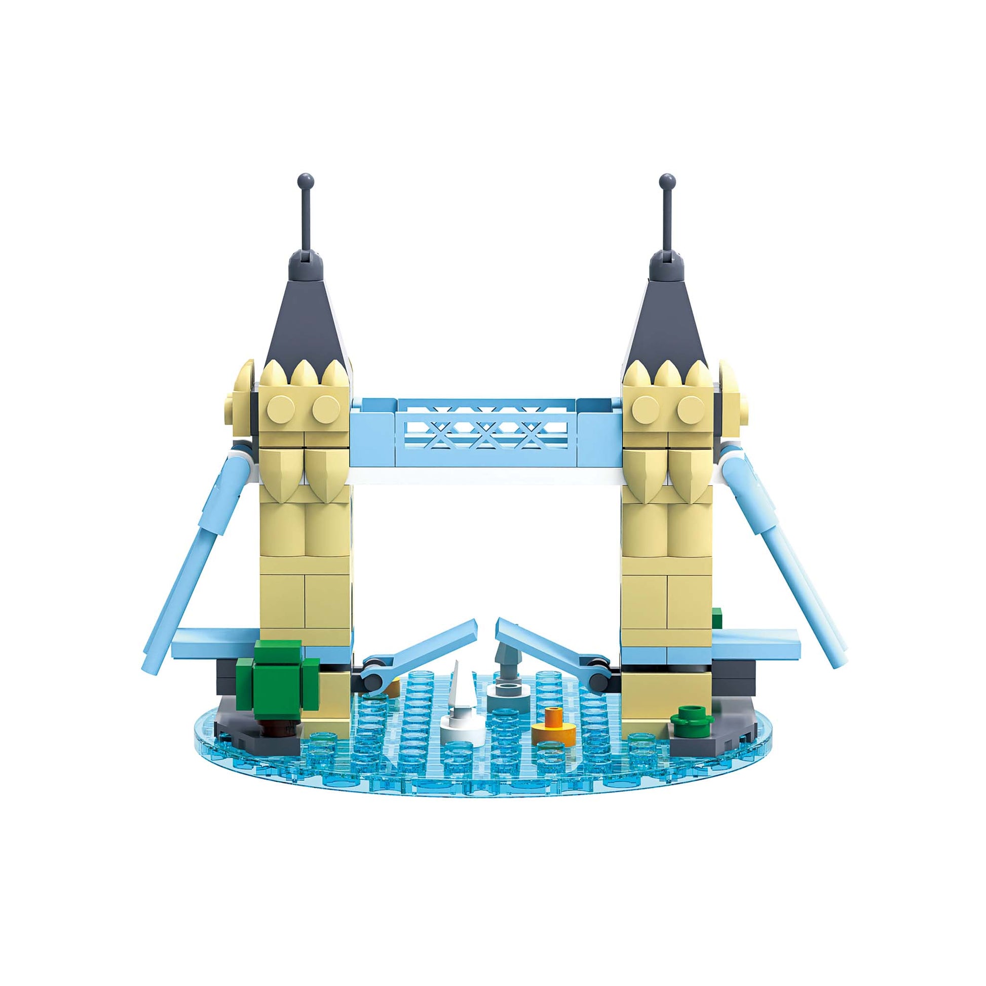 Alpha Toys Building Block Set, Buildable Famous Landmark around the world, USA, FRANCE, UK, Statue of Liberty , Golden Gate Bridge, Eiffel Tower, Arc de Triomphe, Big Ben, Tower Bridge, Culture leaning for kids ages 8+