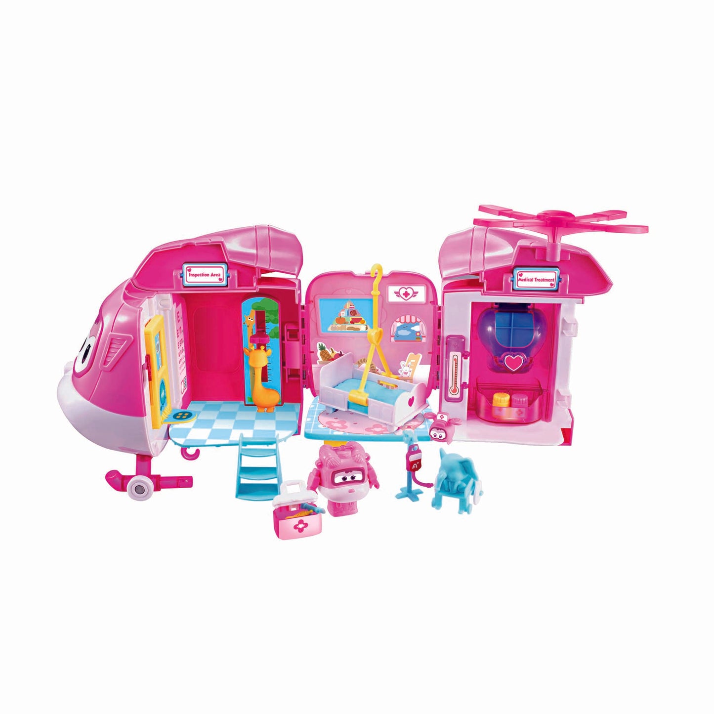 Super Wings Dizzy Rescue Helicopter Playset, Super Wings Toys, Best Educational Shows For Kids Ages 3+