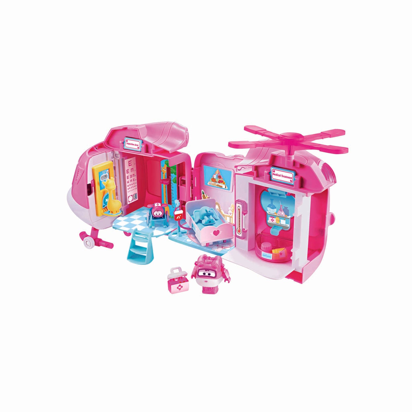 Super Wings Dizzy Rescue Helicopter Playset, Super Wings Toys, Best Educational Shows For Kids Ages 3+