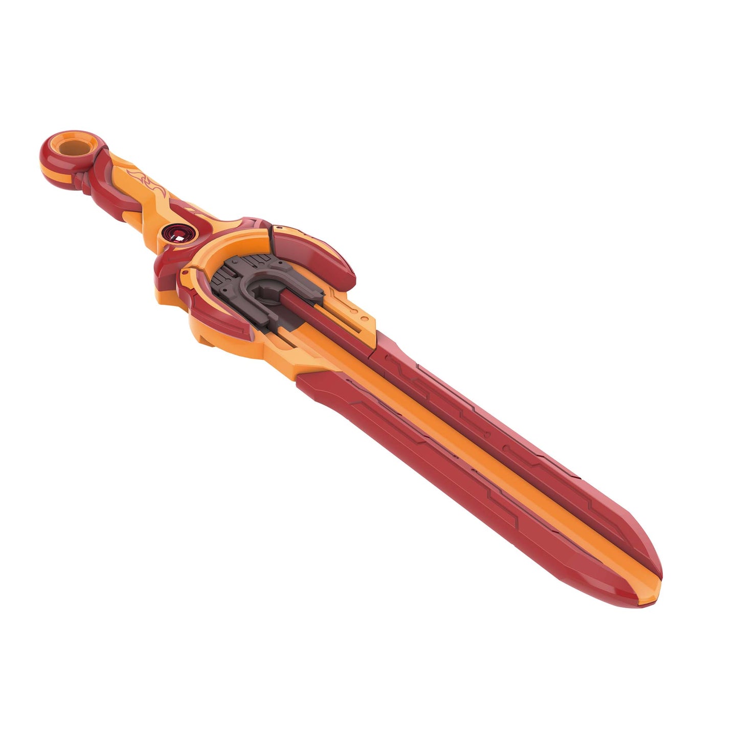Alpha Toys, Infinity Nado, Nado, Battling Tops Battle Set, Orange and Red Spinning Tops, swords launcher, For Kids ages 5+