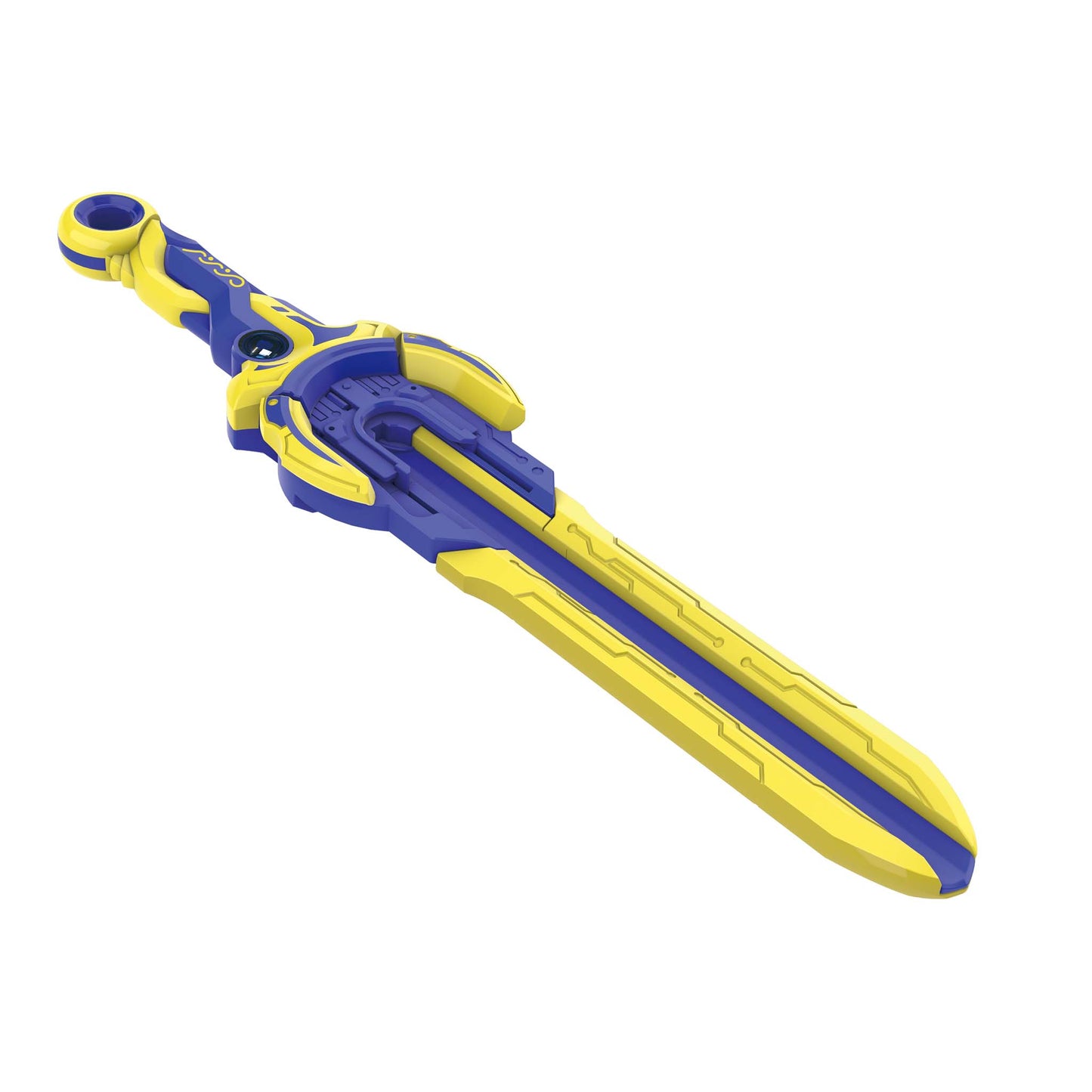 Alpha Toys, Infinity Nado, Nado, Battling Tops Battle Set, Bule and Yellow Spinning Tops, Innovative swords launcher, For Kids ages 5+