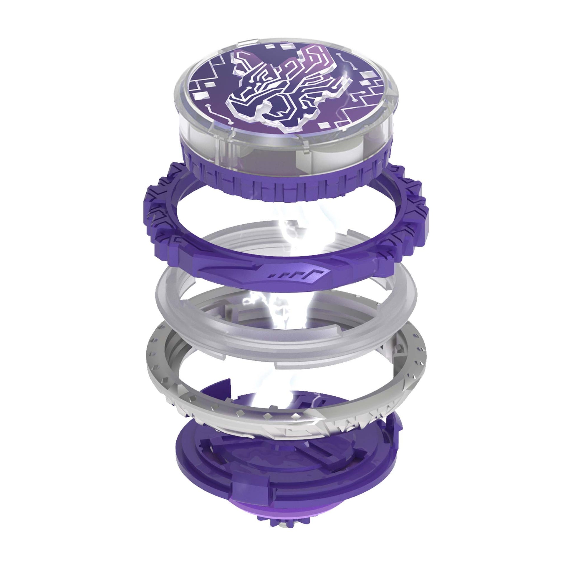 Alpha Toys, Infinity Nado, Nado, Innovative Battling Tops Battle Set, Purple Spinning Tops, For Kids ages 5+