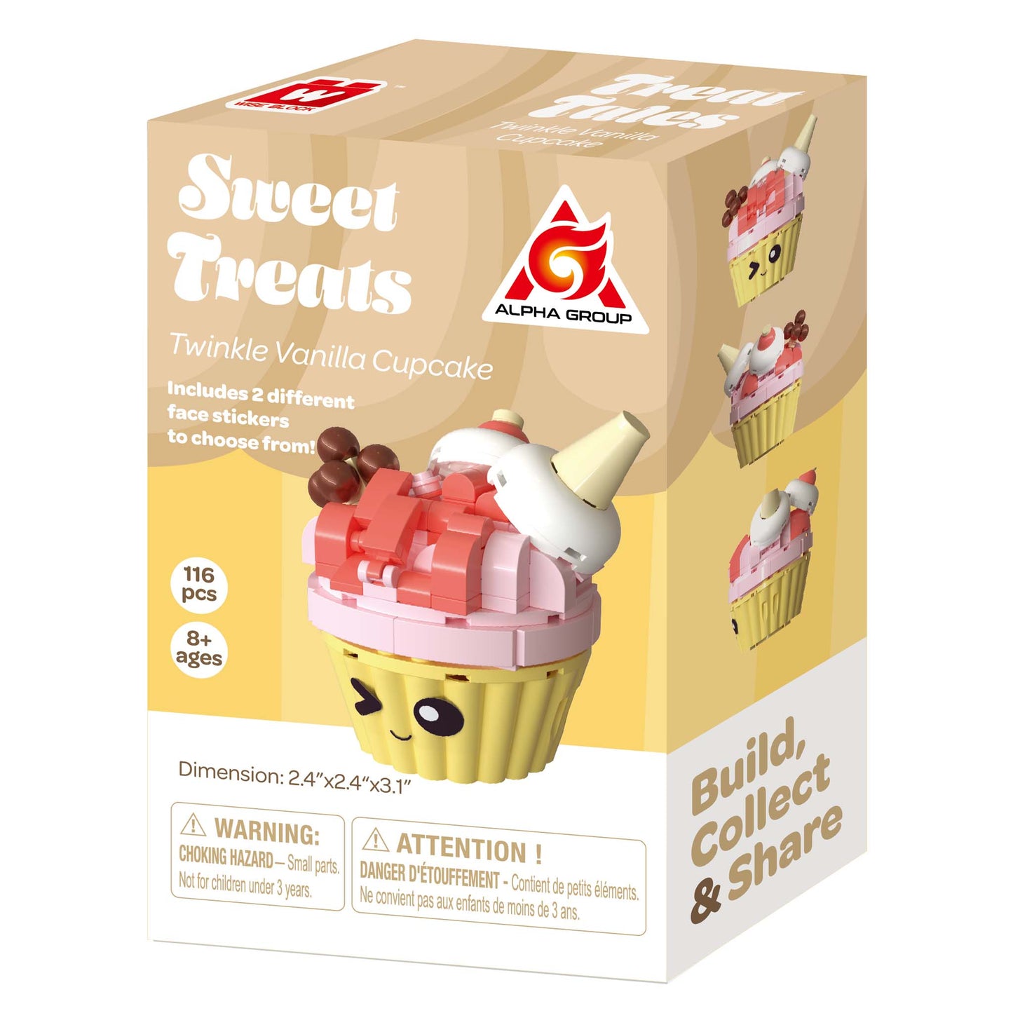 Sweet Treats-Twinkle Vanilla Cupcake