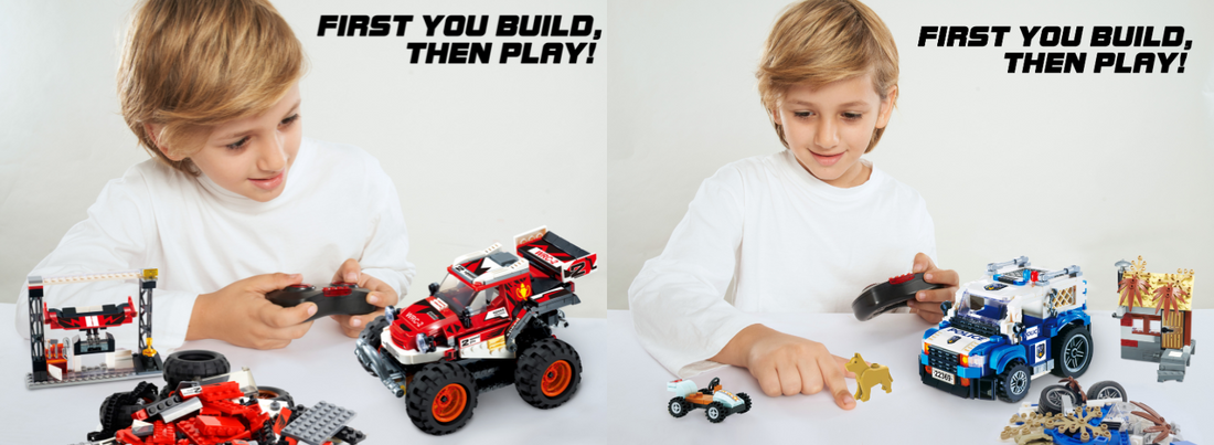 Wise Block STEAM Toys Building Block with RC