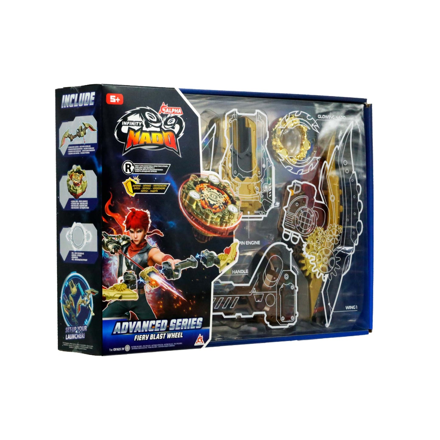 Infinity Nado Fiery Blast Wheel - Advanced Series
