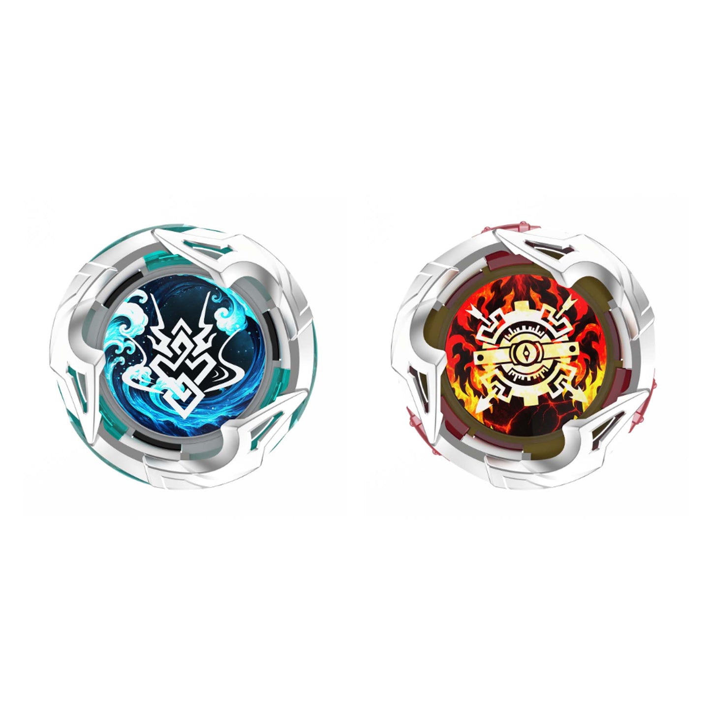 Infinity Nado Power Battle Set - Thunder Shadow Hunter vs Fiery Blast Wheel