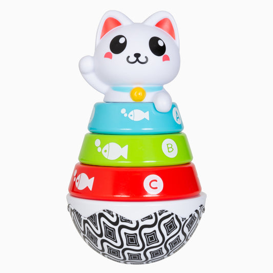 Smart Steps by Baby Trend Stack-a-Cat STEM toy for child learning