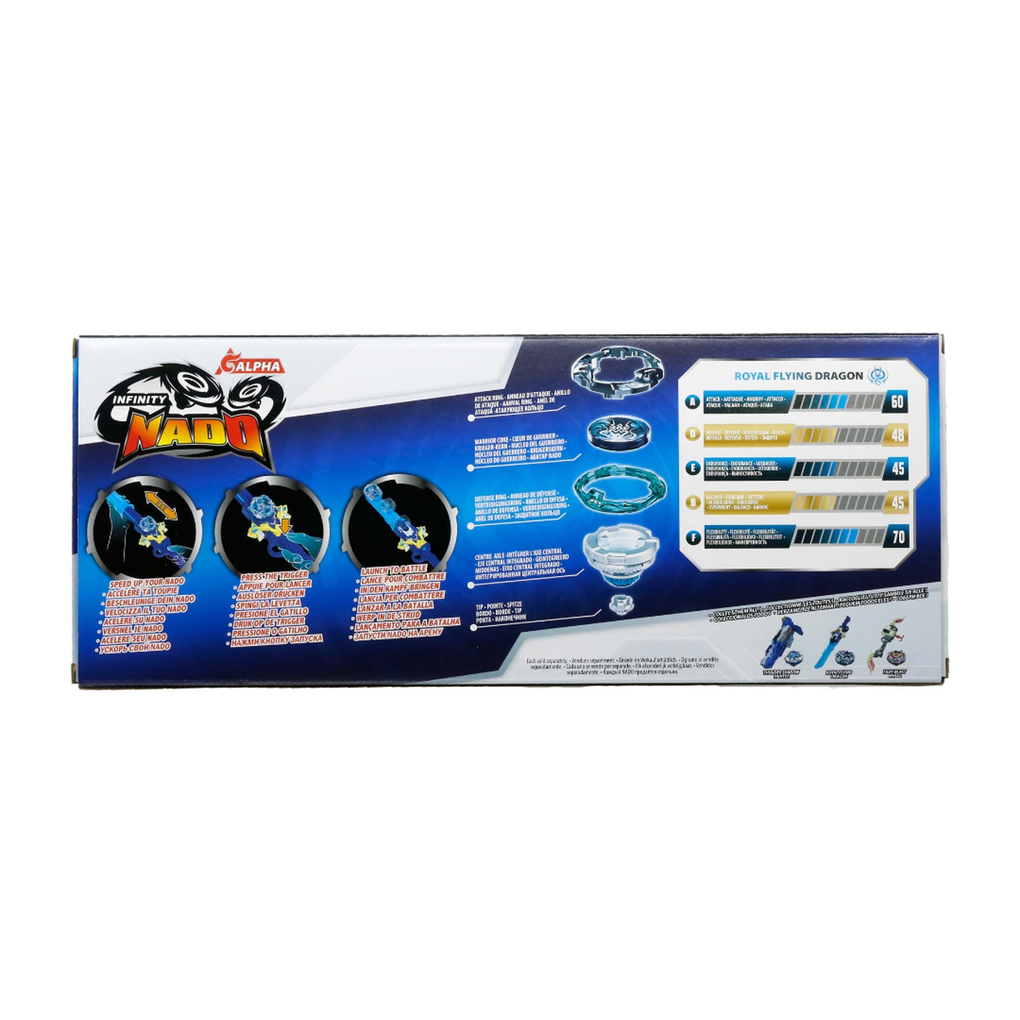Infinity Nado Royal Flying Dragon - Innovative Battling Tops Toys