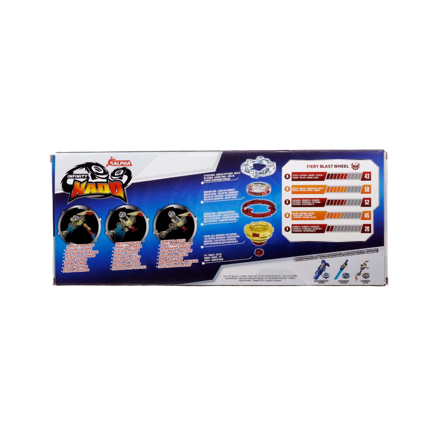 Infinity Nado Fiery Blast Wheel - Standard Series