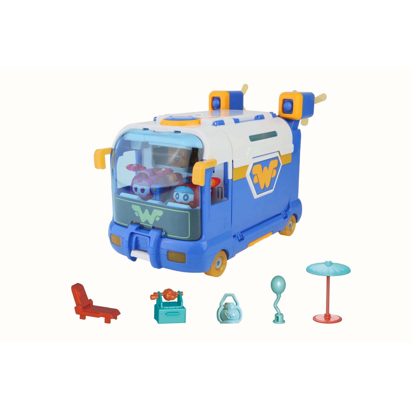 Super Wings Super Pets’ Mini Base (with one Super Pet Jett + one Super Pet Dizzy)