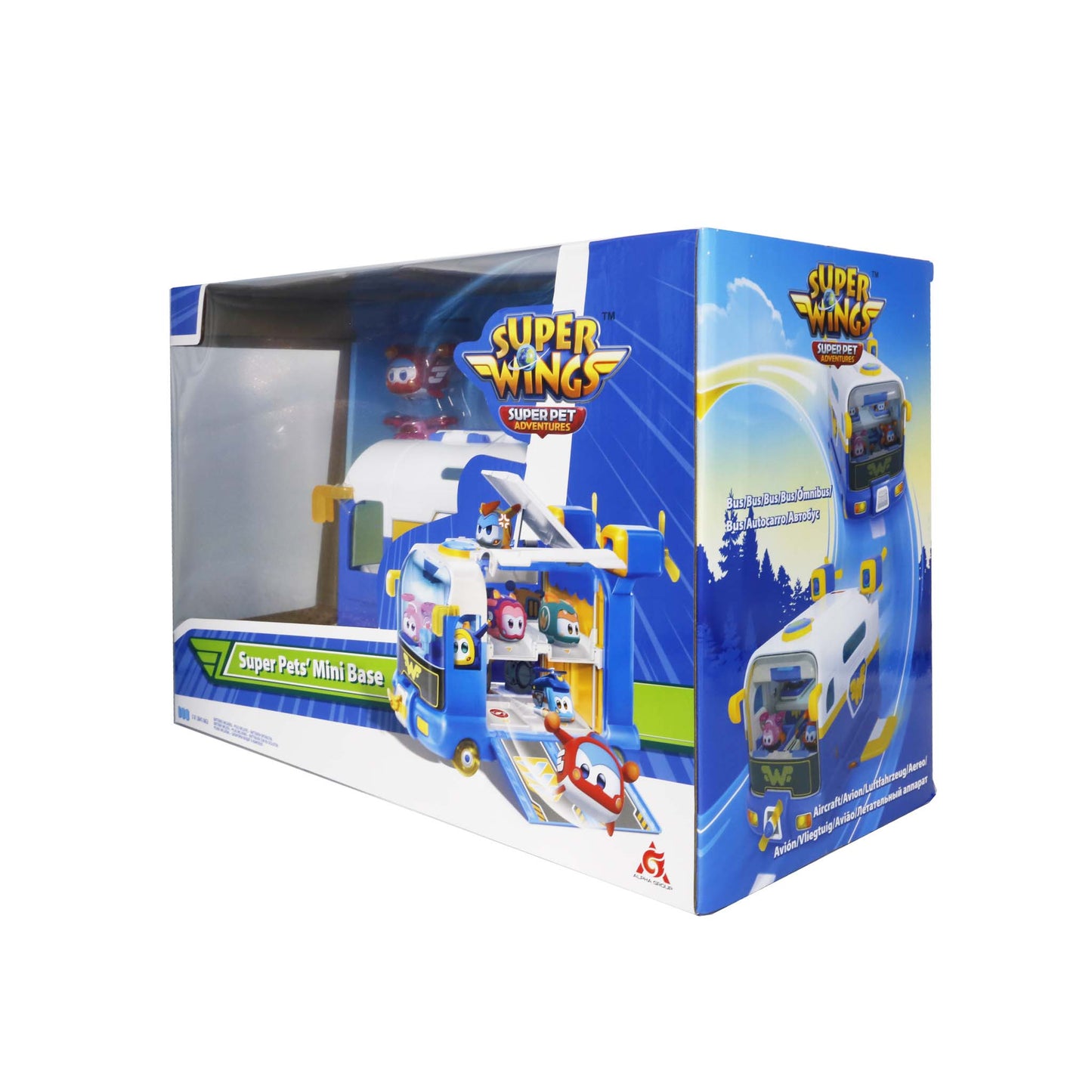 Super Wings Super Pets’ Mini Base (with one Super Pet Jett + one Super Pet Dizzy)