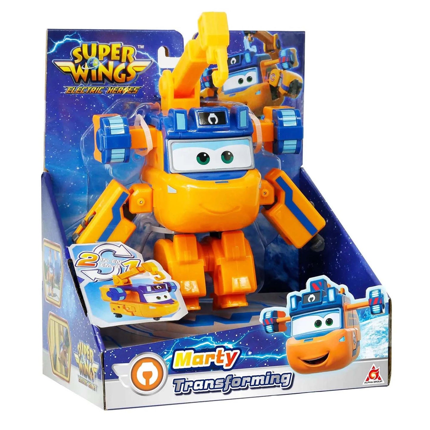 Super Wings 5" Transforming Marty