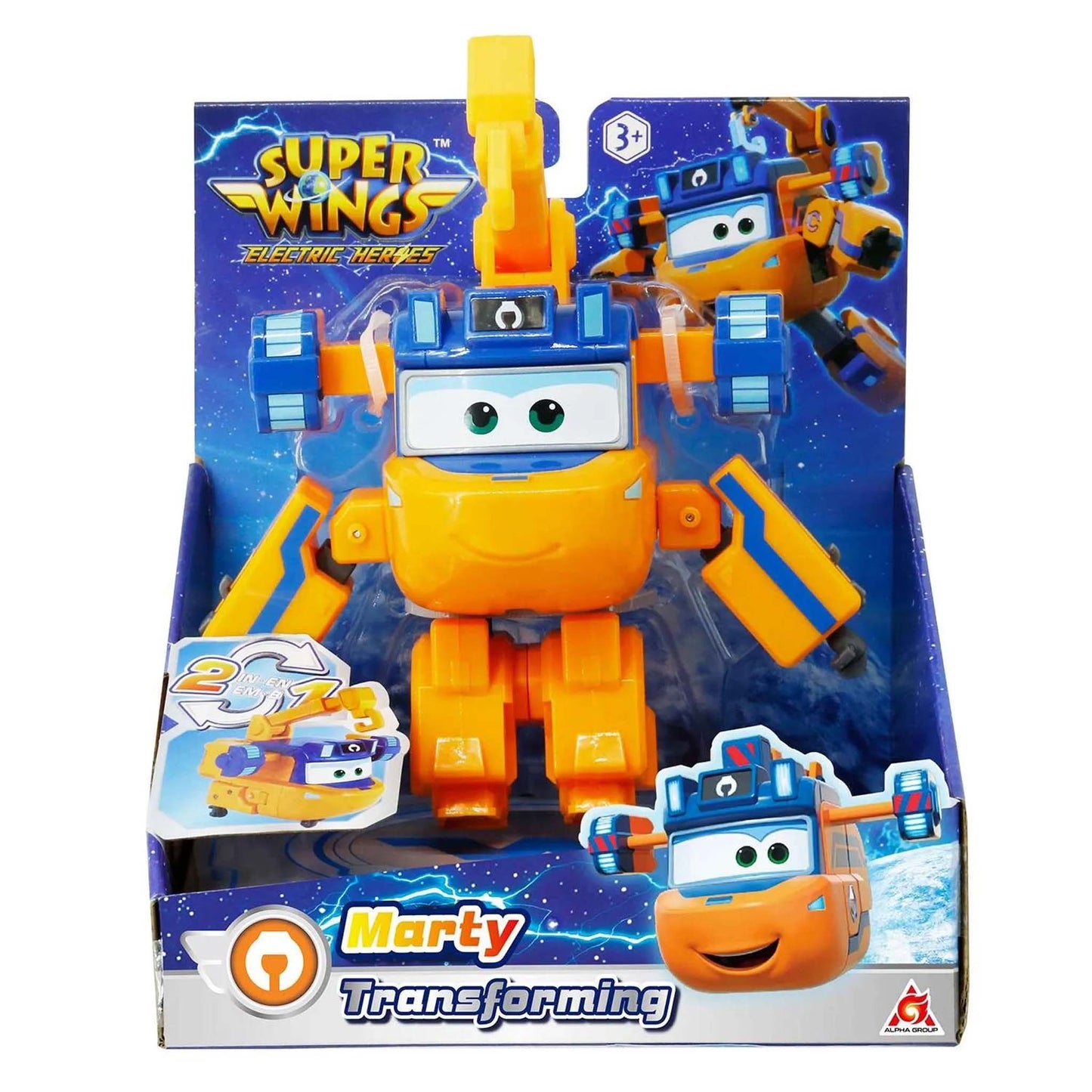 Super Wings 5" Transforming Marty
