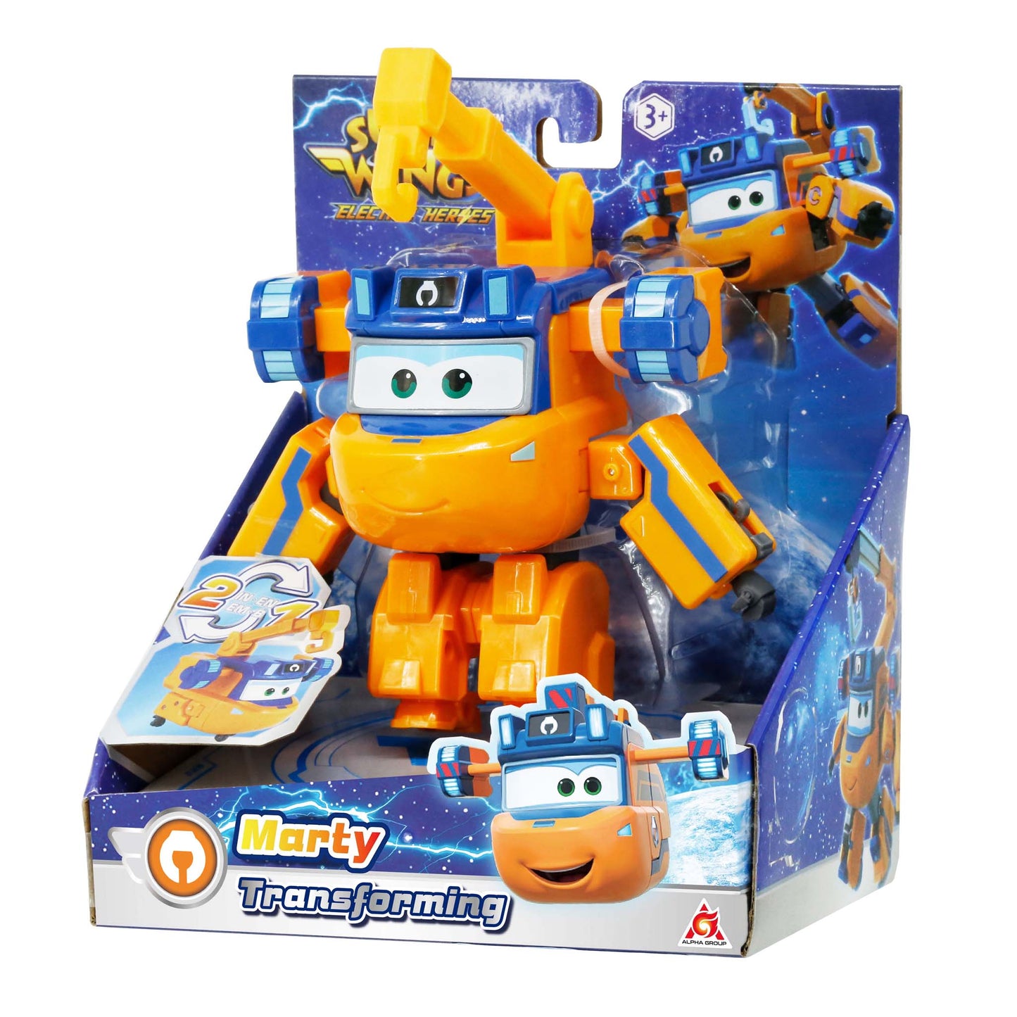 Super Wings 5" Transforming Marty