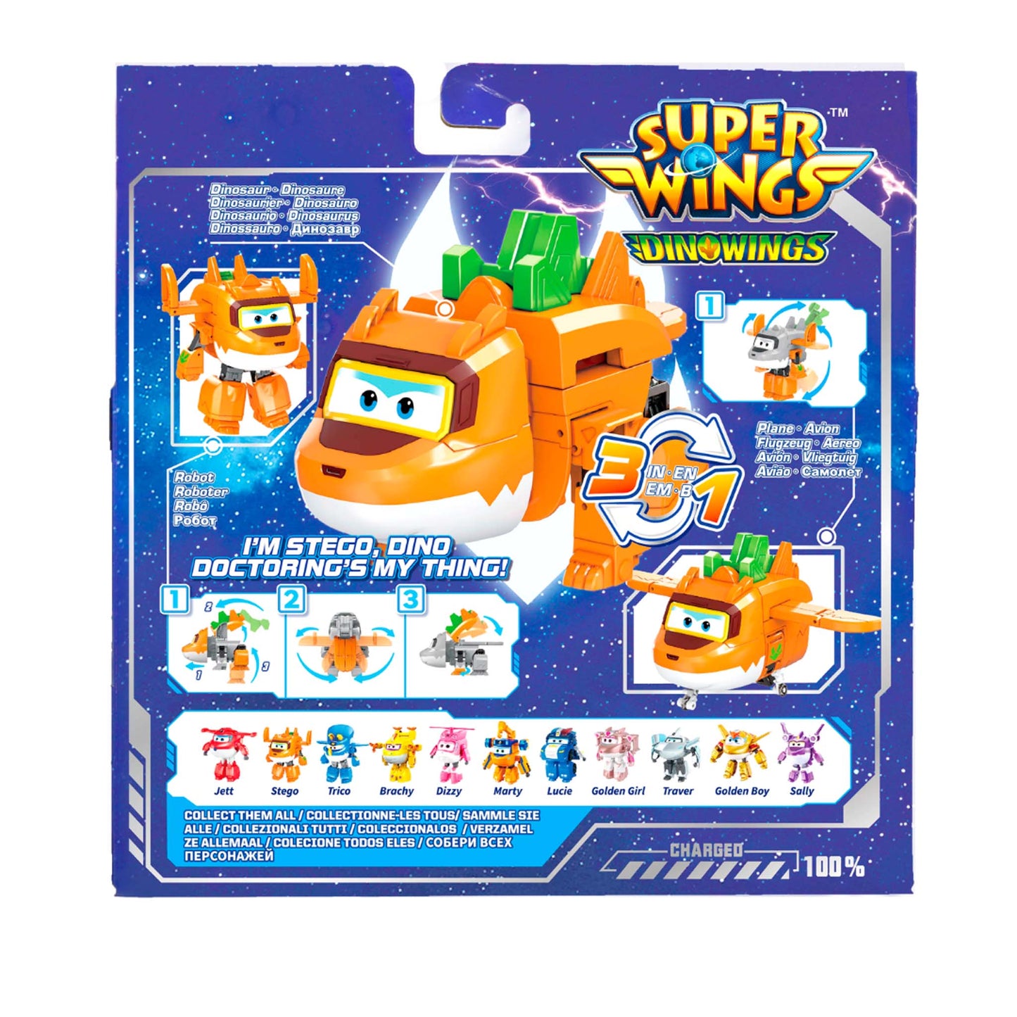 Super Wings 5" Transforming Stego