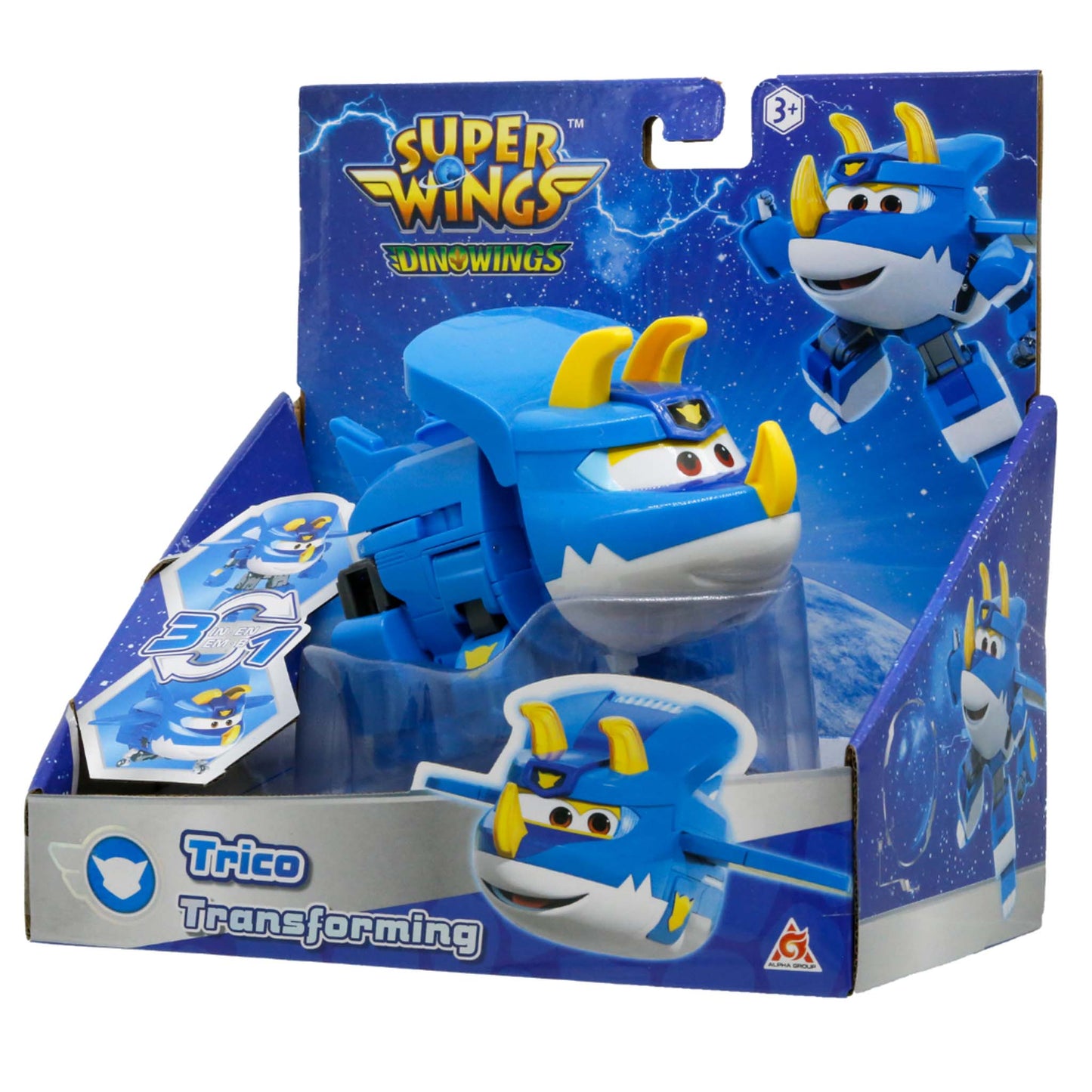 Super Wings 5" Transforming Trico