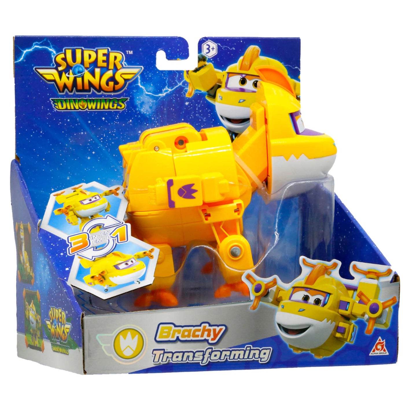 Super Wings 5" Transforming Brachy